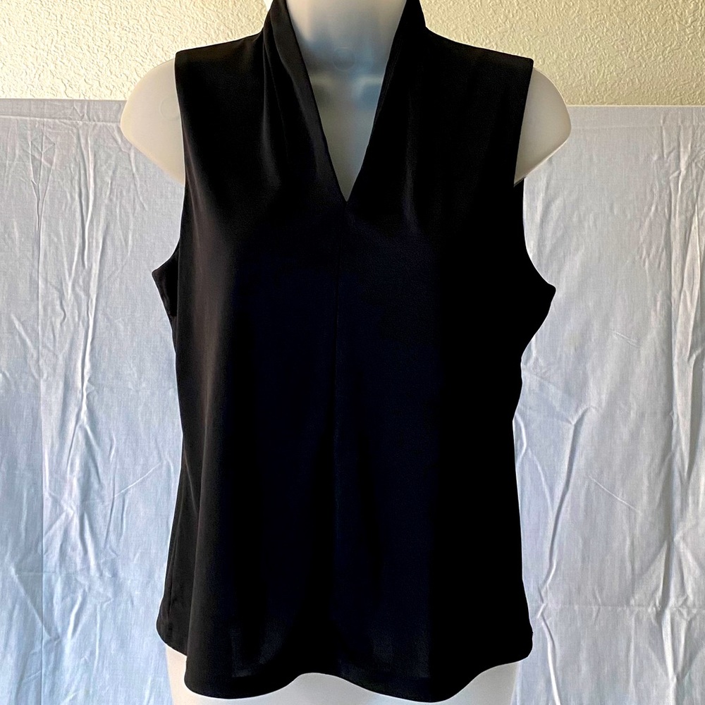 Josephine Chaus Black Sleeveless Top